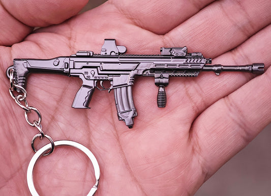 1/12 Mini gun M433 Rifle full metal keychain toy gift 9cm BATTLEFIELD6