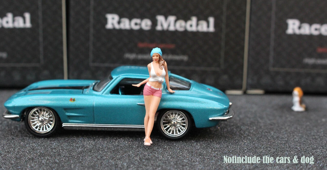 1/64 Sexy Beach Party Squad - Bikini Girls Water Play Diorama Set for Summer