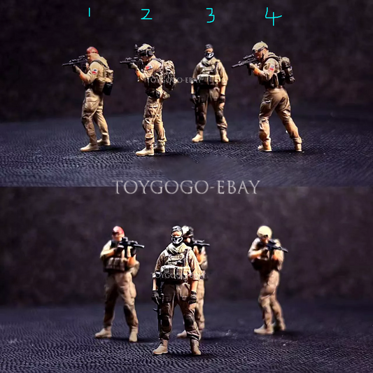 MINIATURE 1/64 figures cool soldier Modern Warfare fit 1:64 car STREET DIORAMA