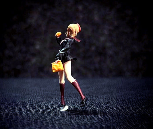 3D PRINT 1/64 Hot Japan sexy gril high school students  fit 1:64 car street