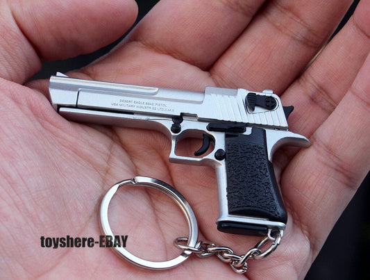TOY MINI gun 1/4 Desert Eagle pistol BattleField KEYCHAIN 7CM