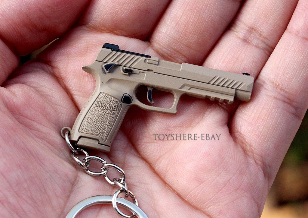TOY mini  gun  P320 M17 US ARMY full metal  key chain toy gift  5cm