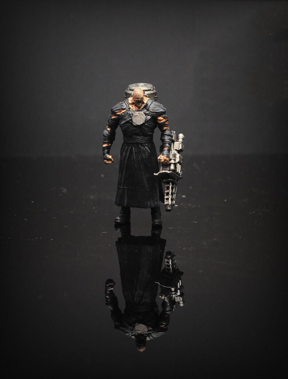 3D print 1/64 Biohazard  Evil Monster Nemesi figure diorama Hand painted