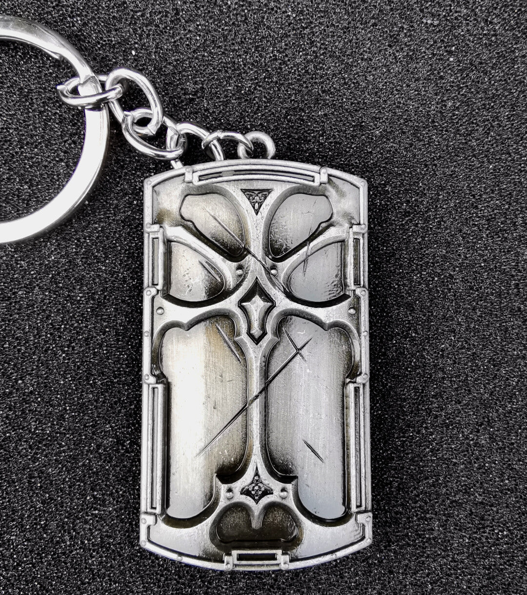 Mini shield Dark Souls III knight sword metal Key Chain Family emblem