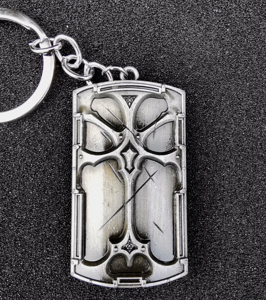 Mini shield Dark Souls III knight sword metal Key Chain Family emblem