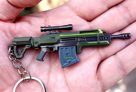 1/12 mini gun Cyber Horizon Strike-Rifle for Extreme SurVoidbreake key chain 9cm