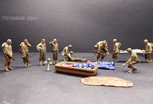 WW2 1/72 tank 1:72 WAR funeral Defense Forces Assault Team Battlefield5 Diorama
