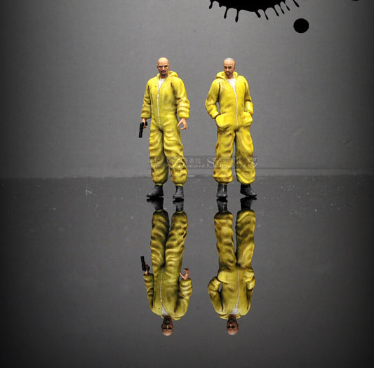 3D print TOY 1/64 people MR White Walter fit 1:64 car street stand