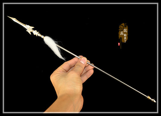 1/6 1:6 sword weapon zhao yun halberd Áúµ¨ÁÁÒøǹ Three kingdoms total war toy °×ÂíÒå´Ó