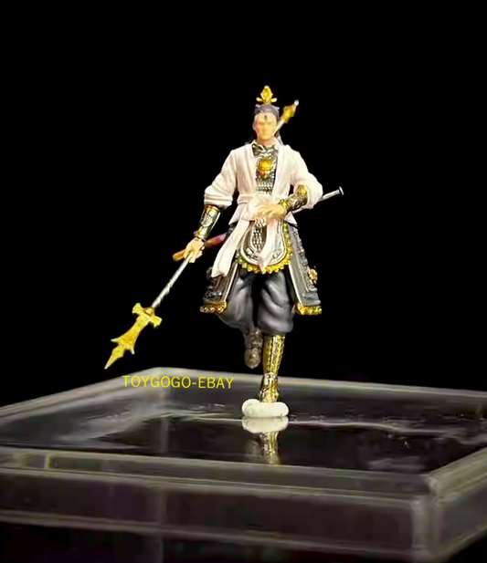 Miniature Hand-Painted Fierce Boss god Yang Jian  1/64 Statue Figure 3.7cm
