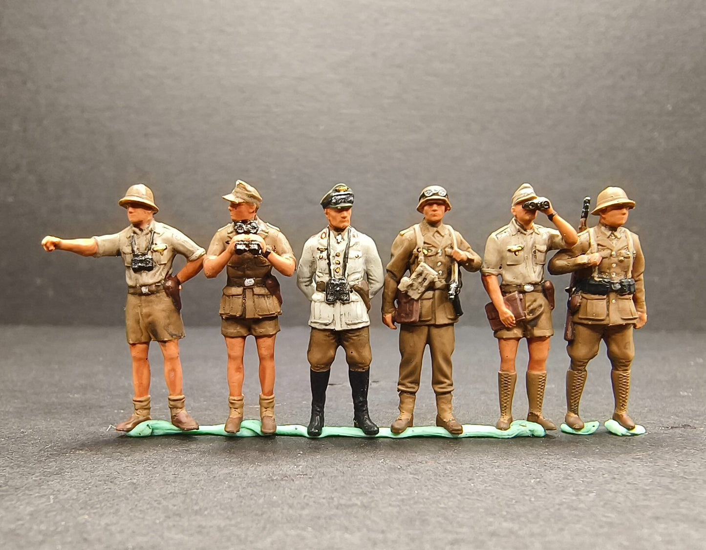WW2 1/72 tank 1:72 Germany Commander of the North African Battlefield Diorama