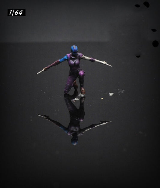 3D PRINT 1/64 figure Nebula fit 1:64 car street stand hand painted