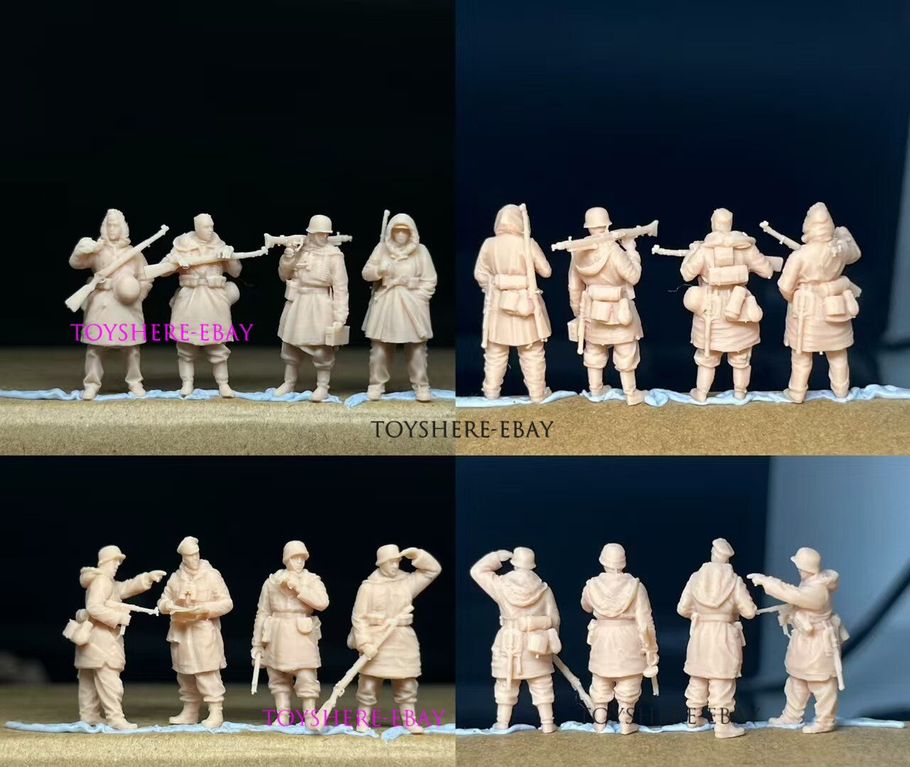 1/72 1/48 tank FIGURES WW2 germany 8PCS brother soldier Battlefield5 diorama