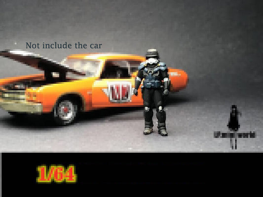 3D PRINT 1/64 Wasteland 4 army soldier War FIT 1:64 CAR street stand