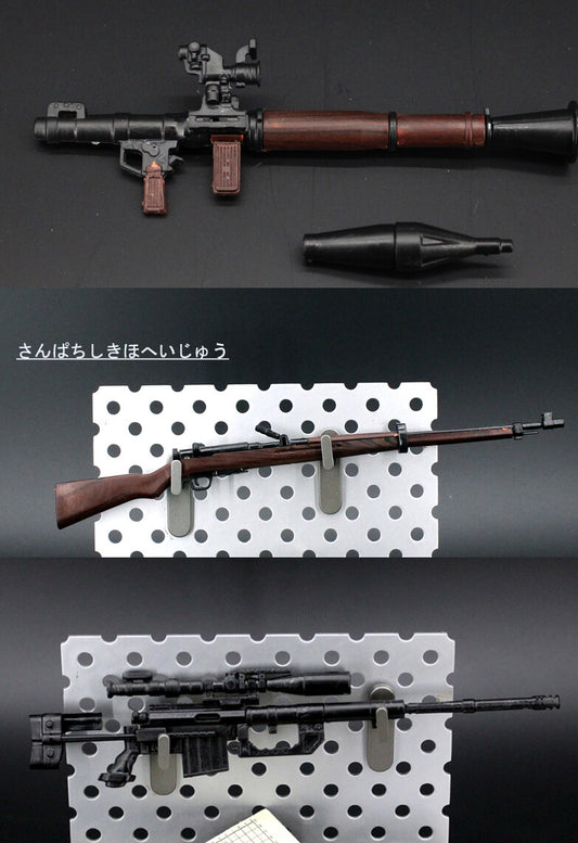 1:6 gun models 3pcs sniper rifle RPG 38 CHEYTACM 200 1/6 soilder