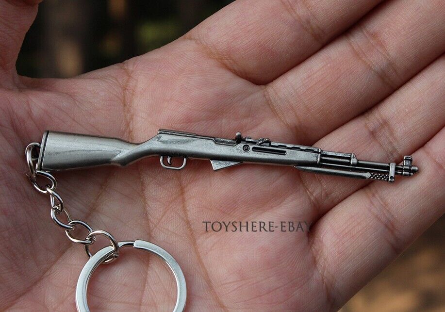 mini  gun  CHINA  TYPE 56  full metal  keychain toy gift  9cm