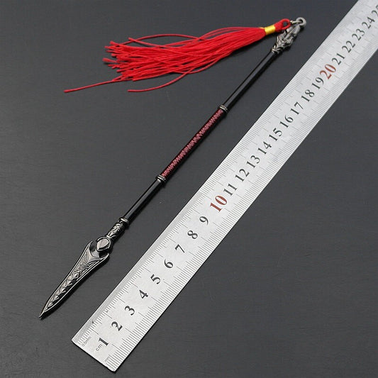 toy 1/6 china halberd Three kingdoms zhao yun sword weapon metal 22cm stand