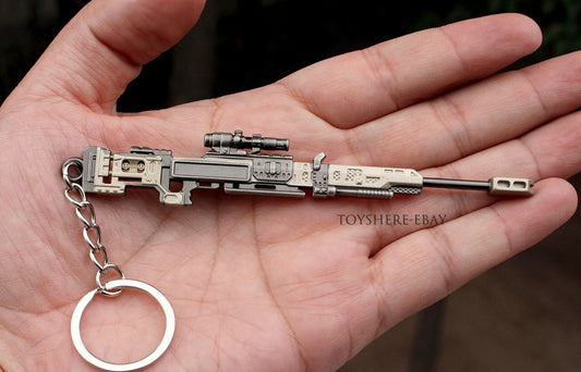 Mini gun APEX Kraber sniper rifle GUN full metal  key chain toy gift  13cm