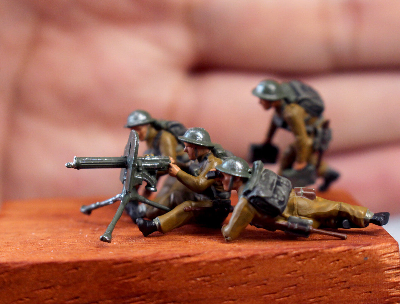 1/72 TANK 1:72 WW2 Vickers Heavy Machine Gun Group soldiers  battlefield5 ZVEZDA