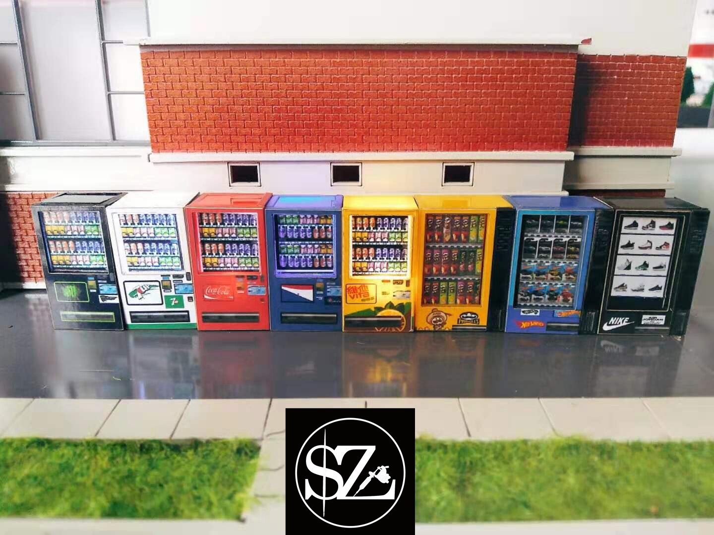 3D PRINT 1/64 Arcade vending machine model fit 1:64 Mini Sand Scene Display