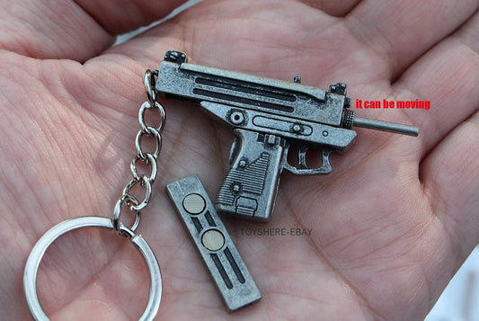 TOY MINI GUN MAC10 UZI  full metal keychain