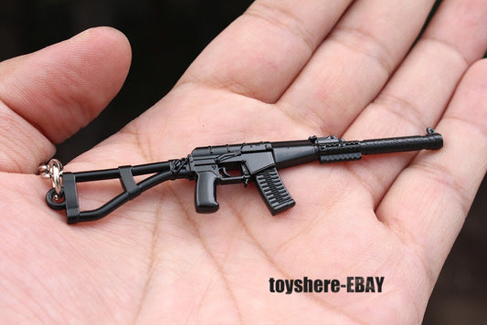 WW2 mini gun AS-VAL VSS full metal keychain toy gift 9cm