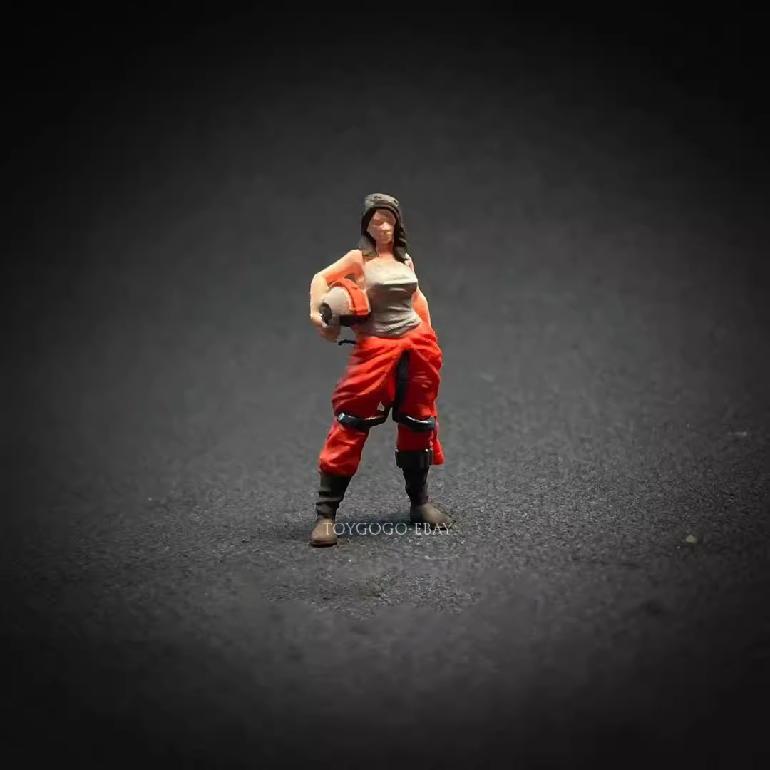 3D print 1/64 scale sexy battle girl Science fiction  fit 1:64 street stand TOY