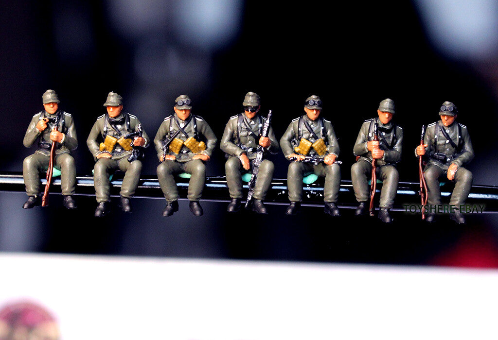 1/72 TANK CREW 1:72 WW2 germany soldiers team military toy TotalWar diorama