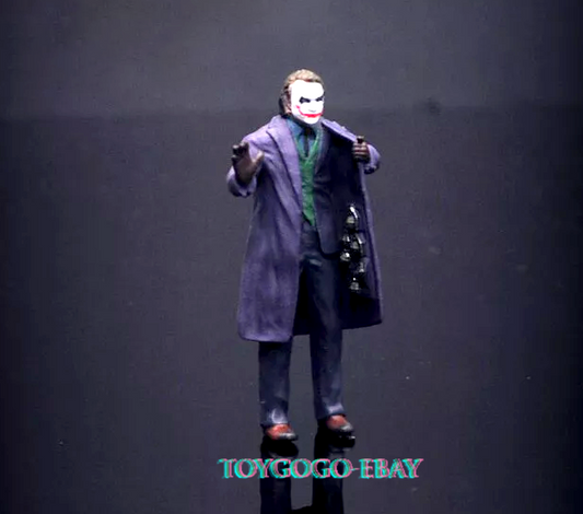 3D PRINT people 1/64 Joker bomb purple fit 1:64 car street stand hand painted