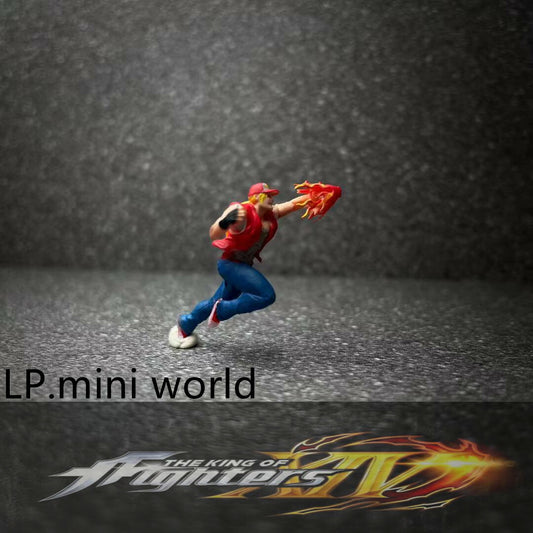 3D PRINT 1/64 man Terry Bogard The king 97  fit 1:64 car street