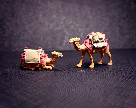 TOY  1/64  3D print figure camel African desert  fit 1:64 car