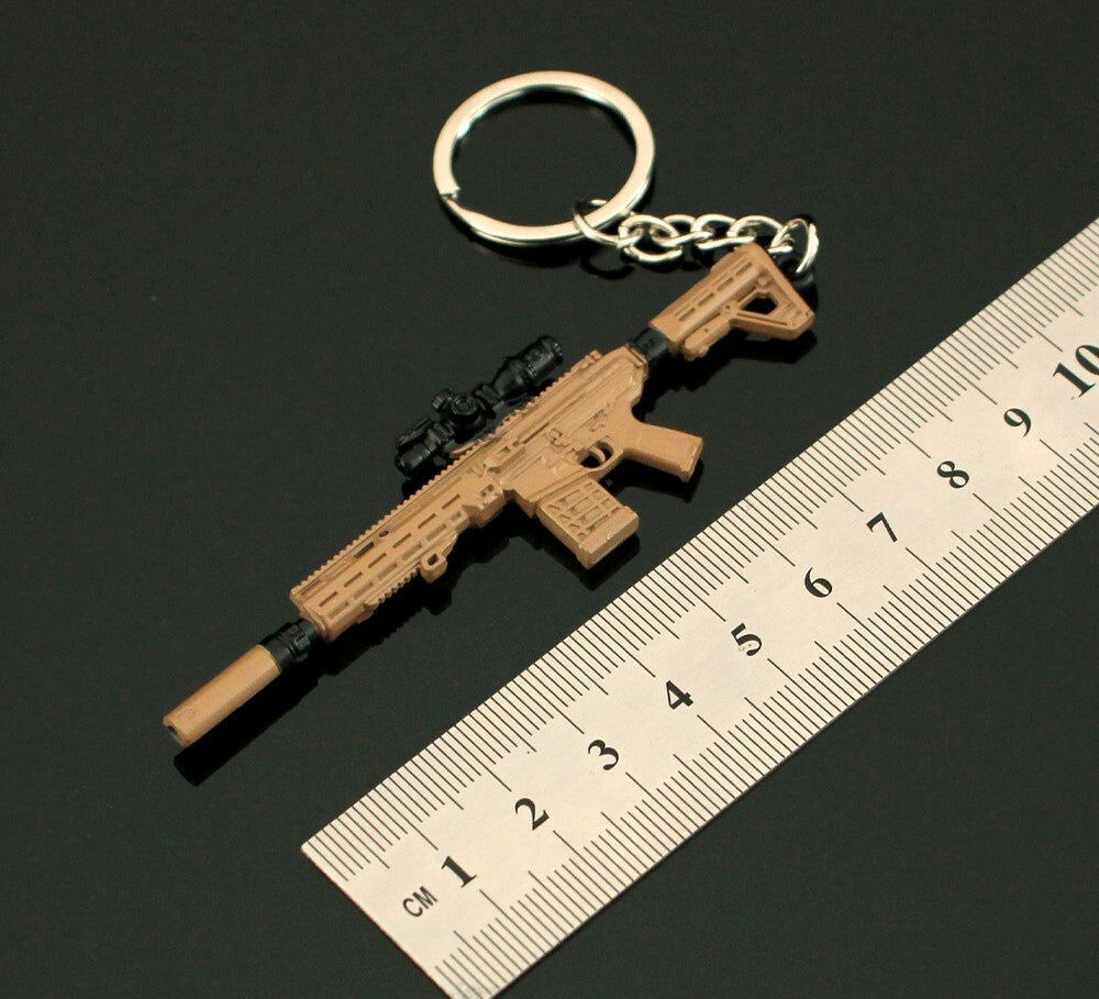 1/12 TOY mini  gun M7  US ARMY full metal  keychain toy gift 8cm