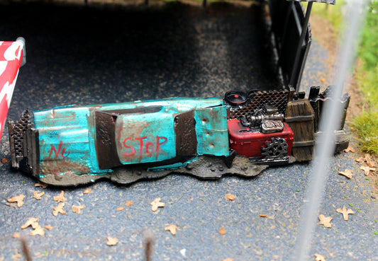 3D PRINT 1/64 Car Ruins scenehe  fit 1:64 car street