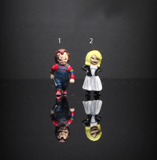 3D PRINT hand paint 1/43 1/64 killer Chucky FIT 1:64 CAR street