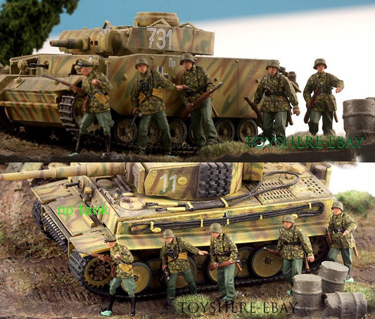 miniture 1/72 1/48 scale WW2 german 5pcs soldiers Militarily battlefild War