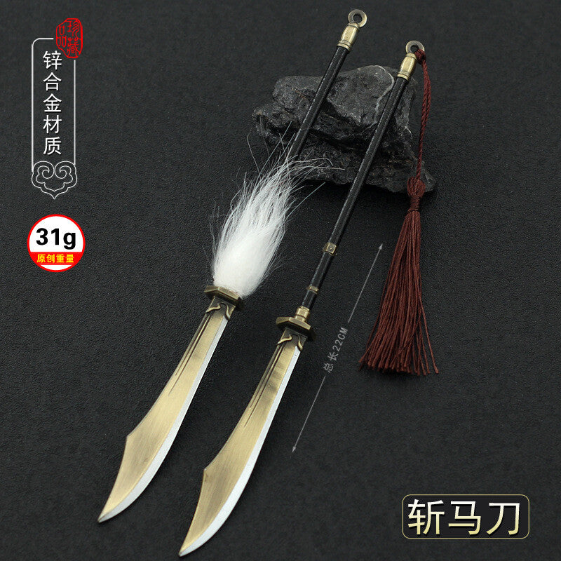 TOY 1/6 Medieval Cold Weapons Longsword Morning Star Lance Replica Collection