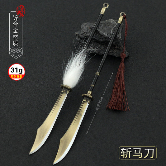TOY 1/6 Medieval Cold Weapons Longsword Morning Star Lance Replica Collection