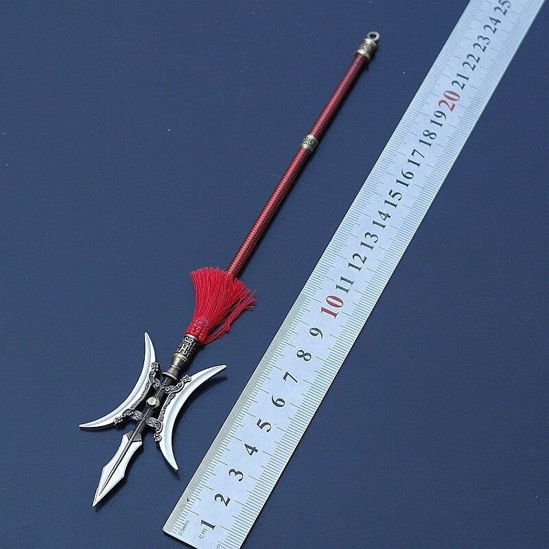 1/6 1:6 sword weapon LU BU halberd ·½Ì컭êª Three kingdoms total war toy 22cm