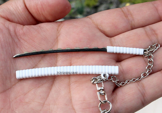 mini Samurai sword Demon ¤Ϥ·¤Ӥé ¤¤¤Τ¹¤± weapon metal  keychain toy gift 9CM 1/12