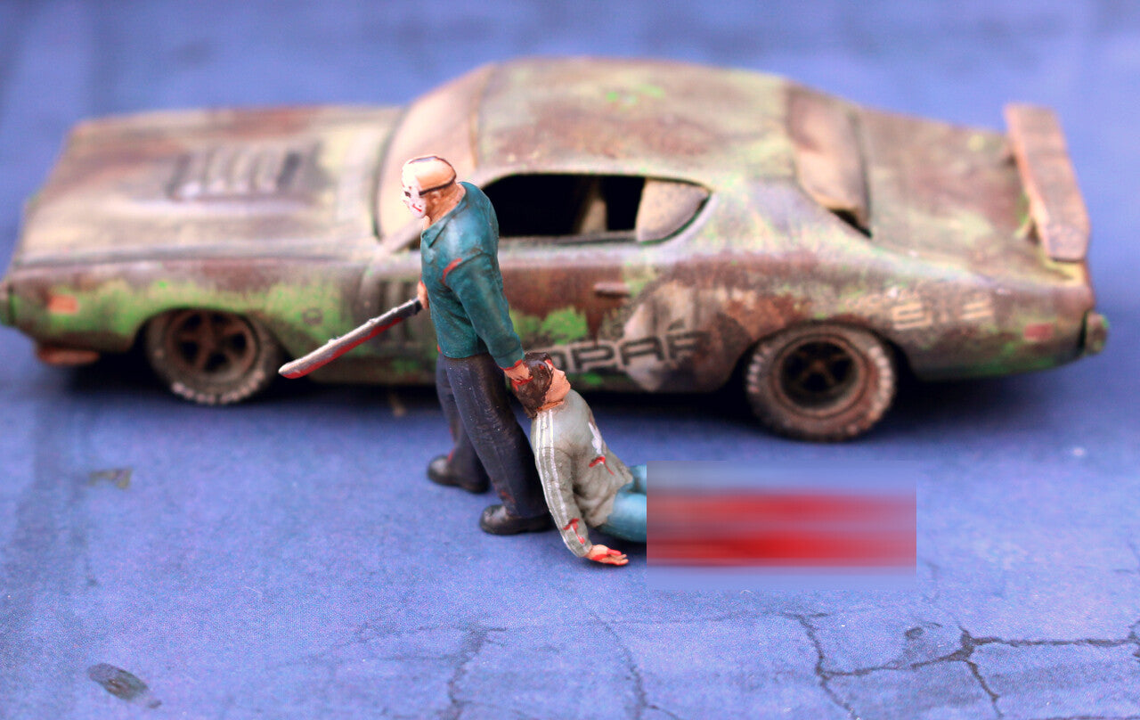 1/64 Movie Killer figure horrible movie Dangerous fit 1:64 Diorama in stock