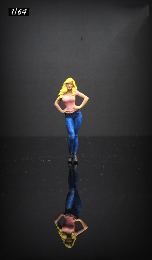 3D PRINT 1/64 girlfriend Spider MJ MODEL 1:64 CAR street hand paint