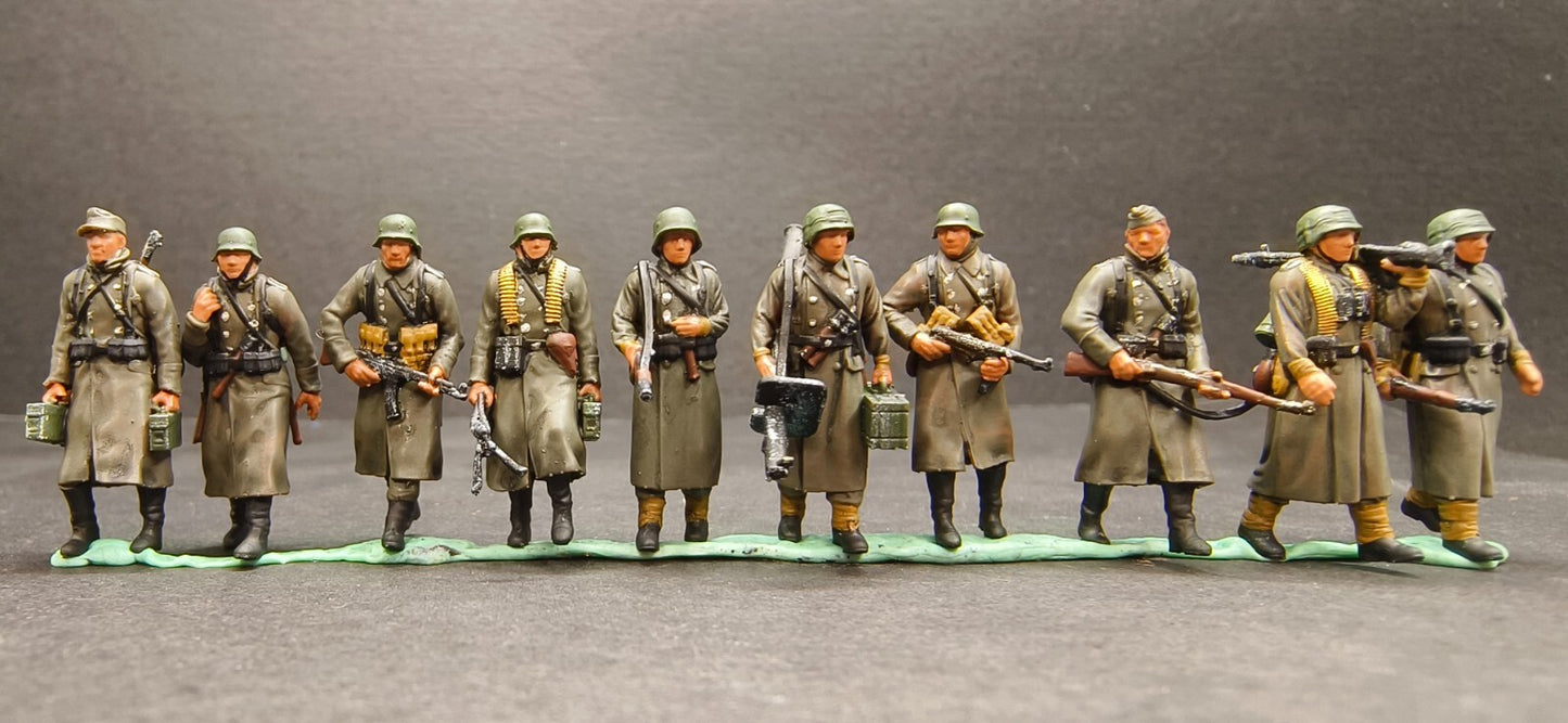 1/72 TANK 1:72 WW2 germany soldiersPatrol team military toy TotalWar diorama