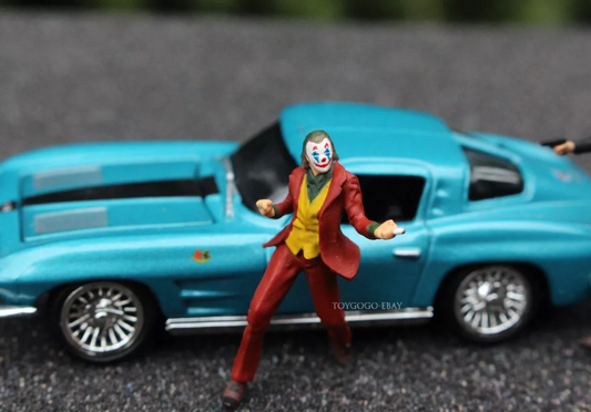 TOY Joker 1/64 people Macro photography figure diorama for 1:64 car mini sand