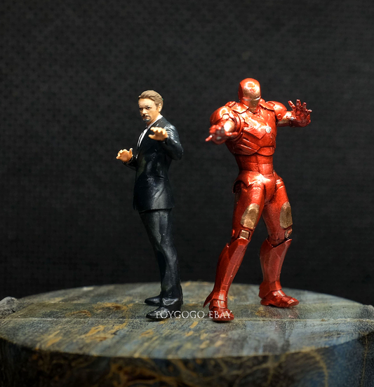 1/43 1/64 3D figure COOL USA HERO IRON Father man Hannibal fit 1:64 car Diorama