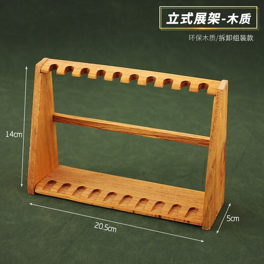 1:6 Wooden Stand for 1/6 guns toy   battlefield5