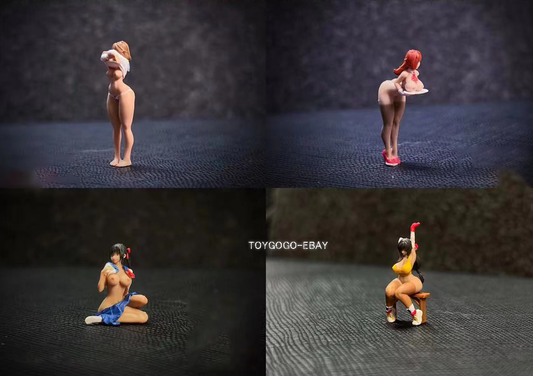 miniatur 1/64 figure HOT Japan Anime lovely sex Girl fit 1:64 car in stock