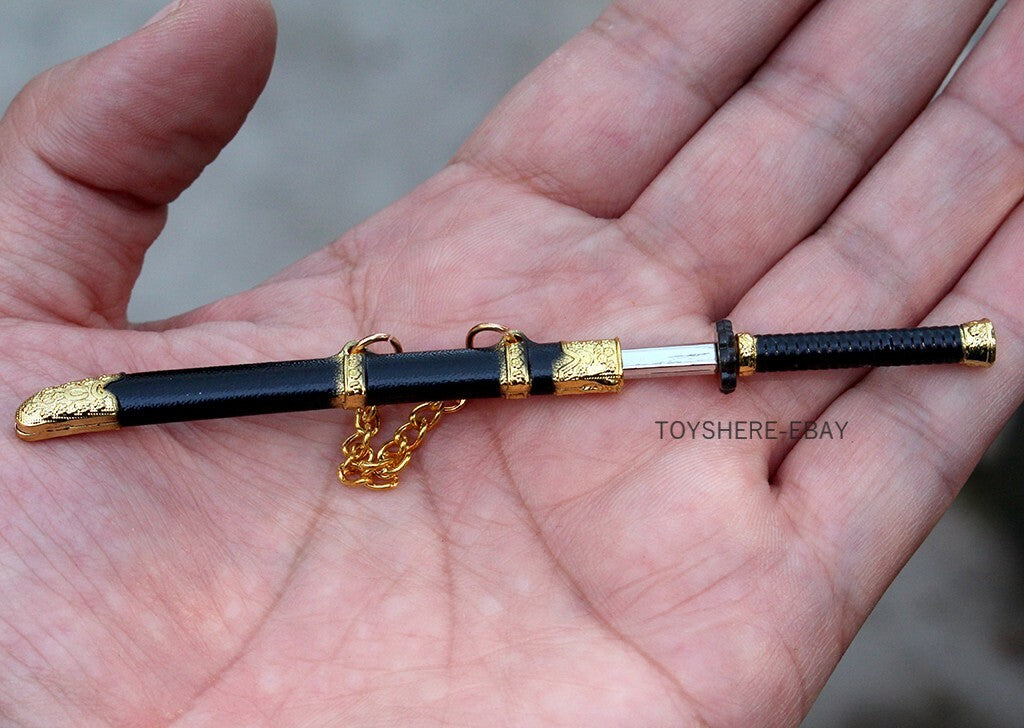 mini  sword  china Brotherhood of Blades metal keychain toy gift 1:12