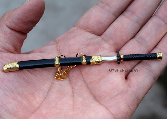 mini  sword  china Brotherhood of Blades metal keychain toy gift 1:12