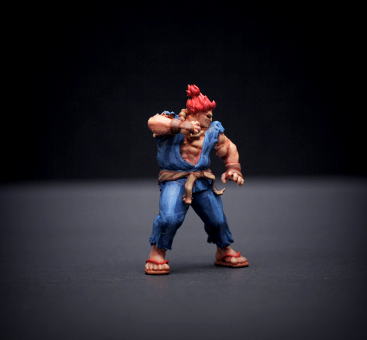 1/43  1/64 figure SF Gouki ¥¹¥ȥê©`¥ȥե¡¥¤¥¿©` Hot Game Street fit 1:64 car stand