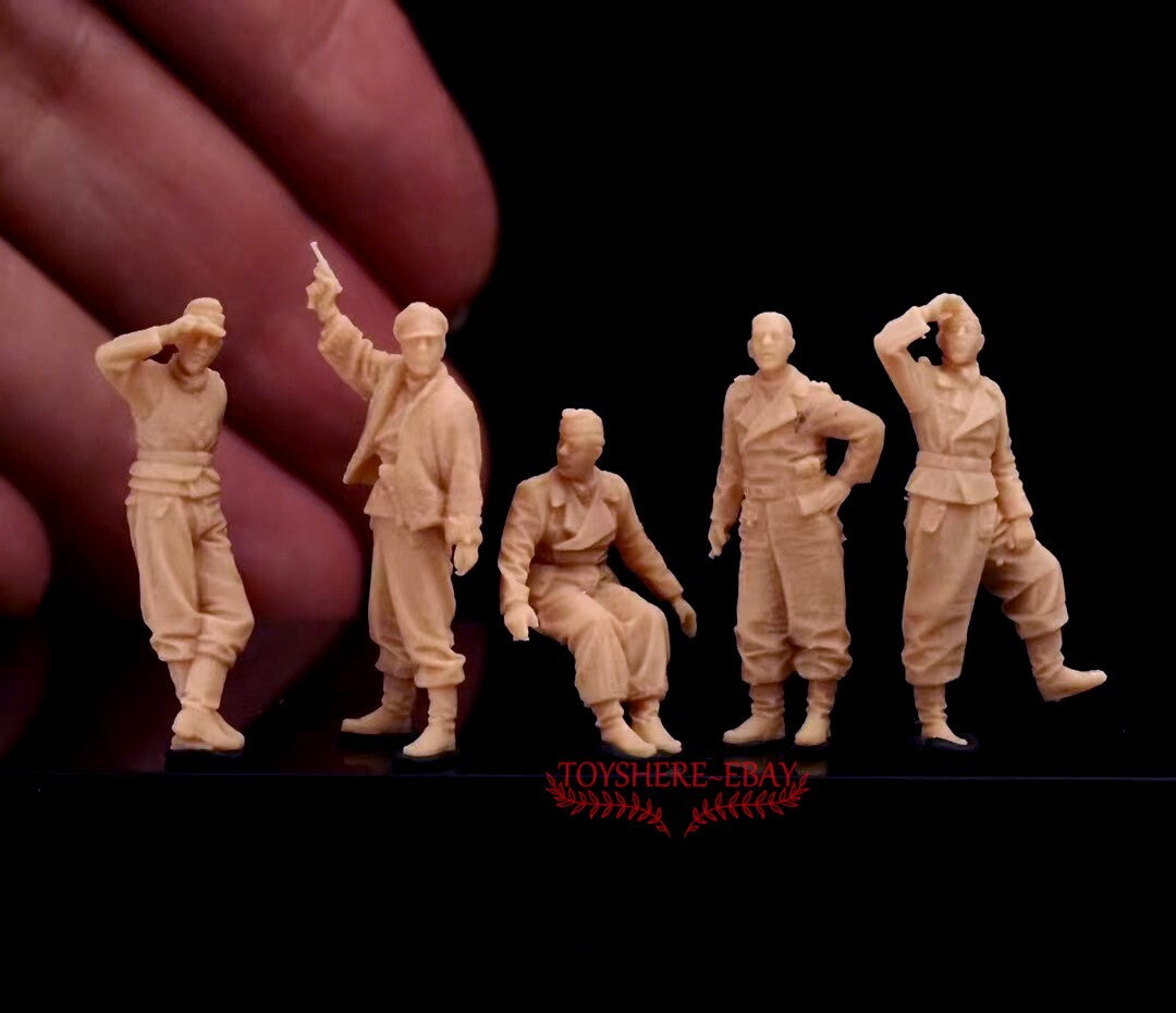 1/72 1/48 FIGURES WW2 German TANK GROUP soldier  Battlefield5 unpainted